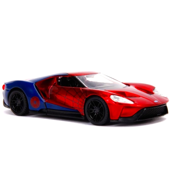 Jada Marvel Spider-Man Ford GT Car NWT - Picture 3 of 12